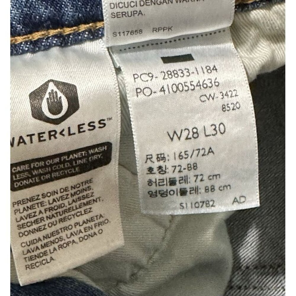 LEVI'S PREMIUM 512 SLIM TAPER JEAN PERFORMANCE \Stretch Men 28X28* Distressed - Picture 7 of 11